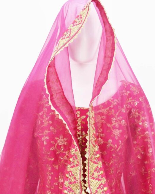 Mazanta Neon Colour Khadi Silk Suit