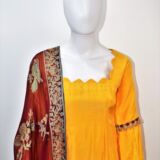Yellow Colour Sharara Suit